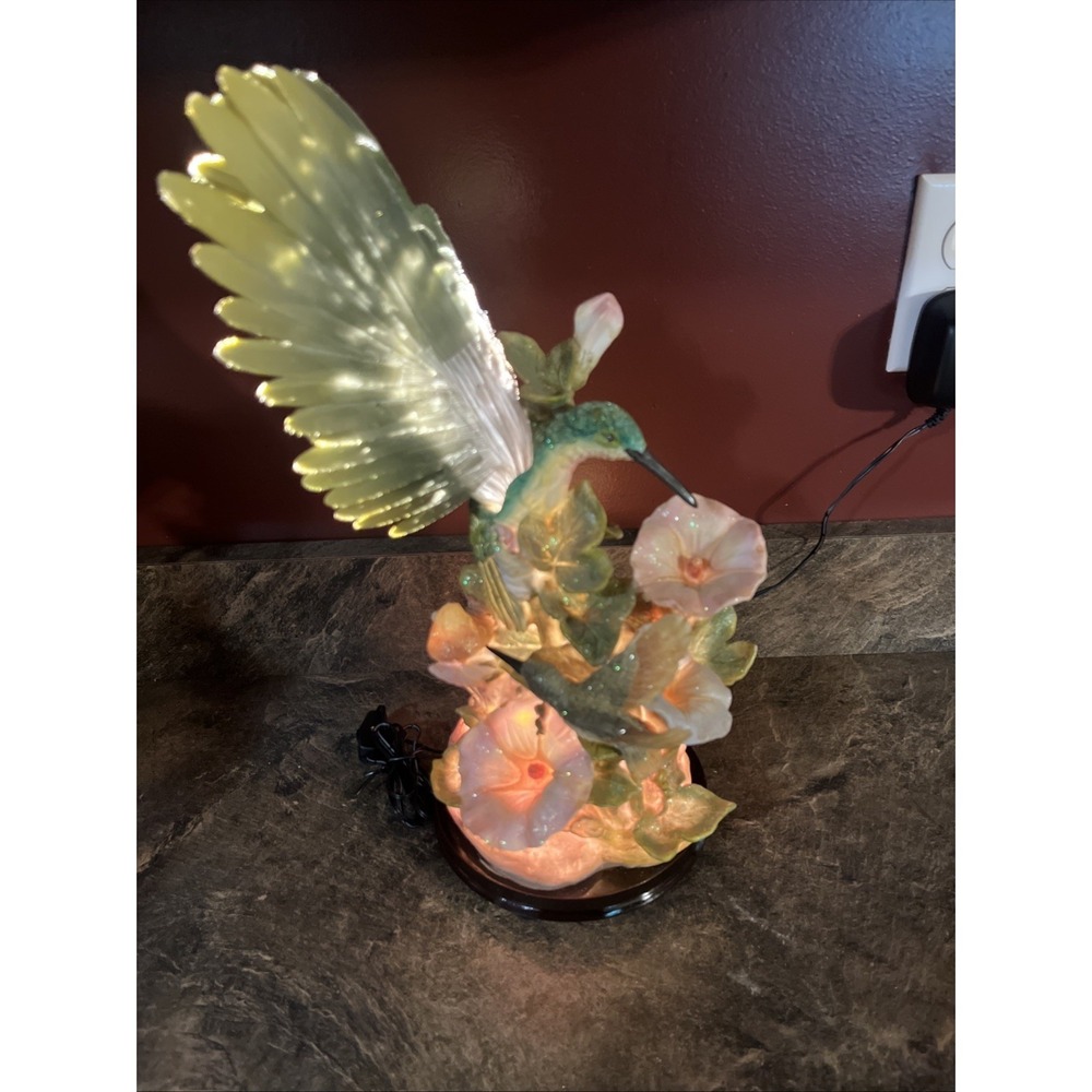 Vintage Hummingbird Fiber Optic Lamp –Accent Light